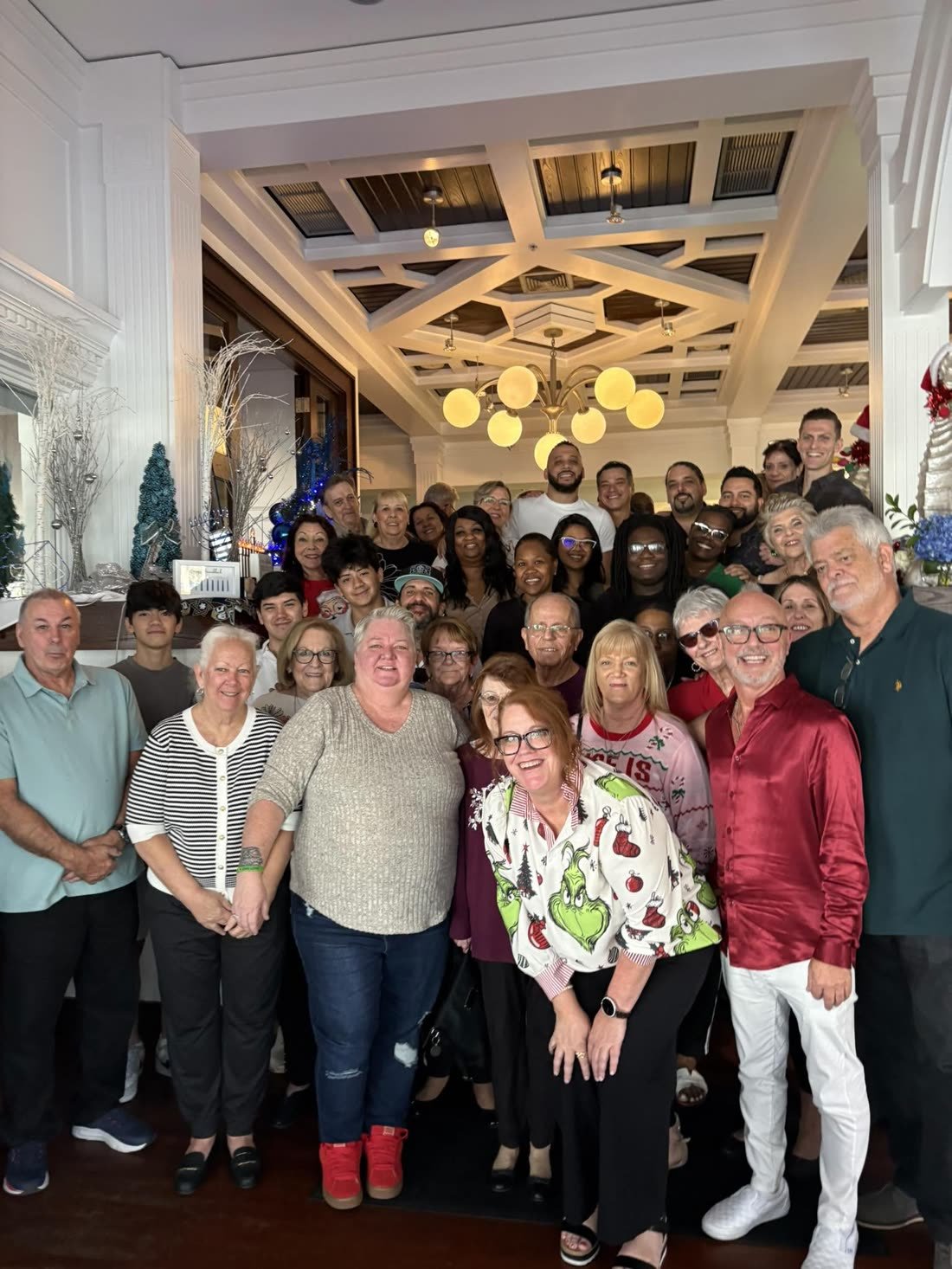 The whole Four Corners crew at the holidays